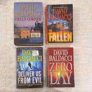 David Baldacci Book Set of 4